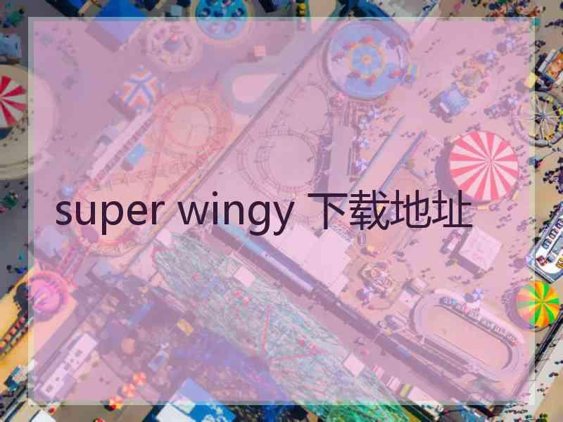 super wingy 下载地址