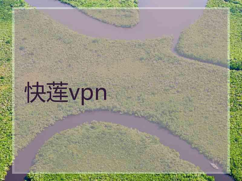 快莲vpn