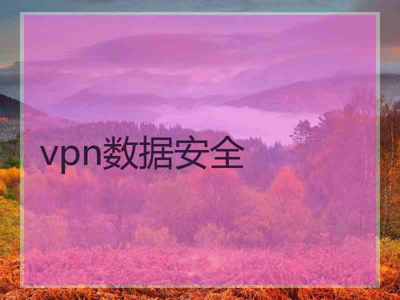 vpn数据安全