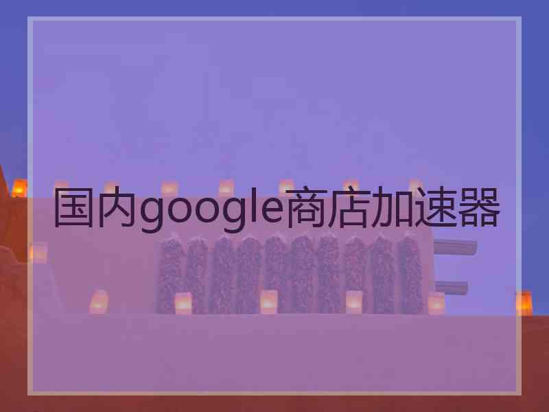 国内google商店加速器