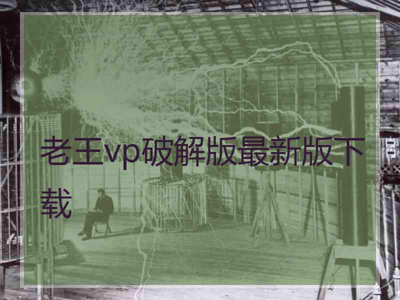 老王vp破解版最新版下载