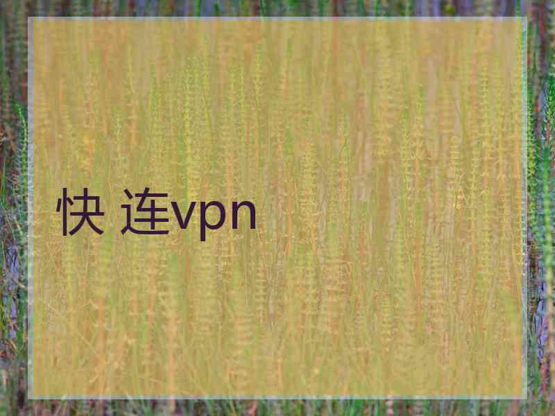 快 连vpn