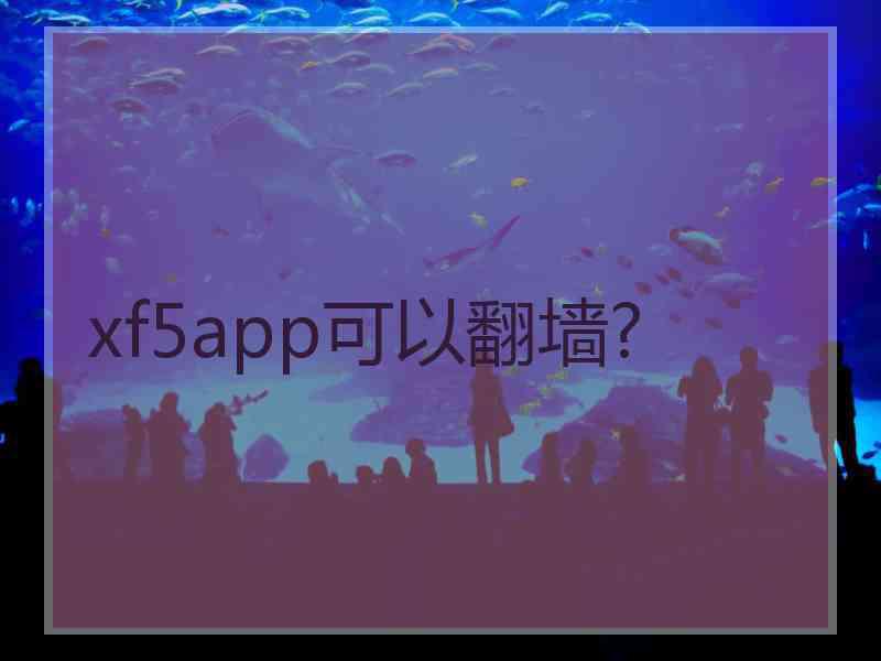 xf5app可以翻墙?