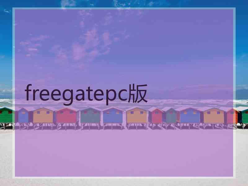 freegatepc版