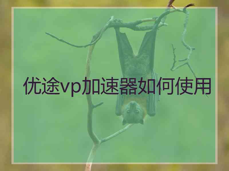 优途vp加速器如何使用