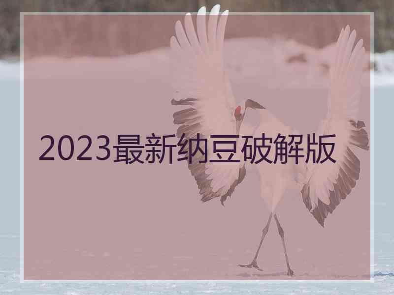 2023最新纳豆破解版