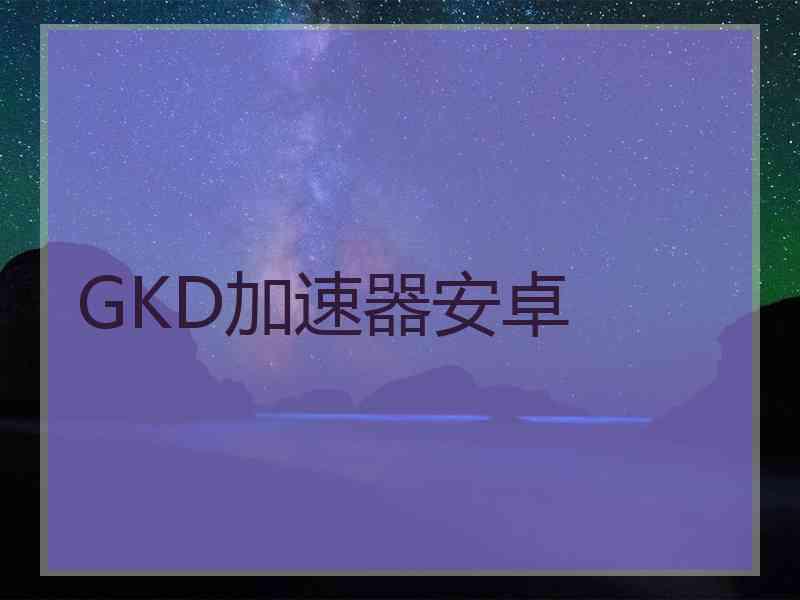 GKD加速器安卓