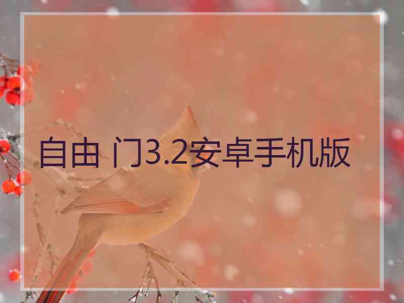 自由 门3.2安卓手机版