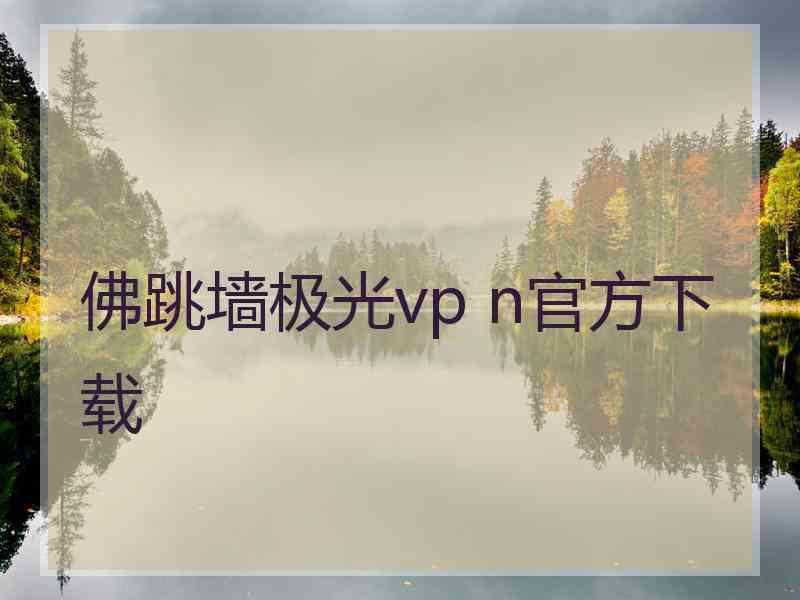 佛跳墙极光vp n官方下载