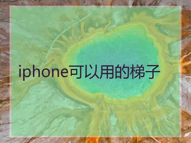 iphone可以用的梯子