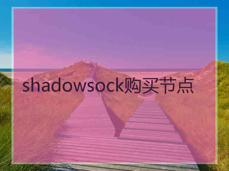 shadowsock购买节点