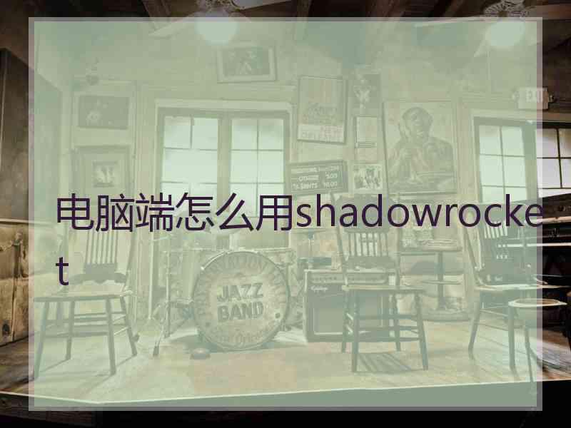 电脑端怎么用shadowrocket