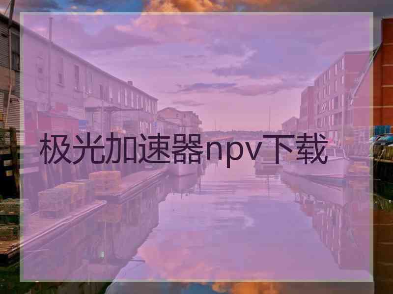 极光加速器npv下载