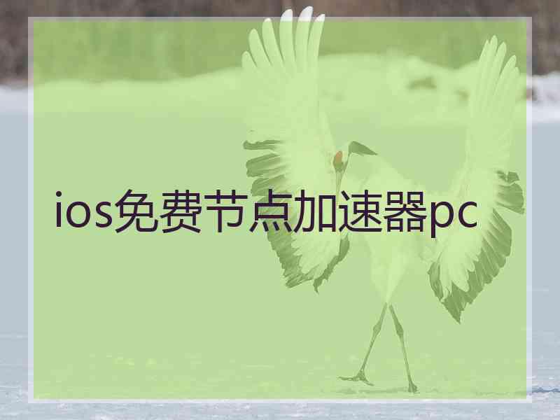 ios免费节点加速器pc