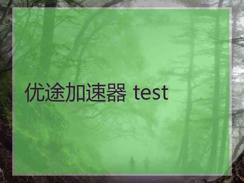 优途加速器 test