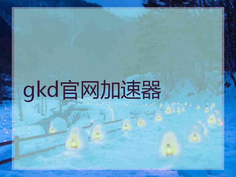 gkd官网加速器