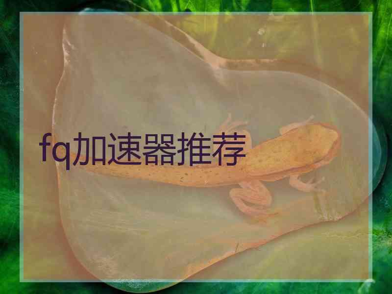 fq加速器推荐