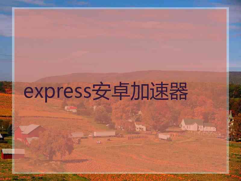 express安卓加速器