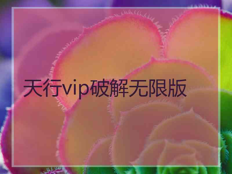 天行vip破解无限版