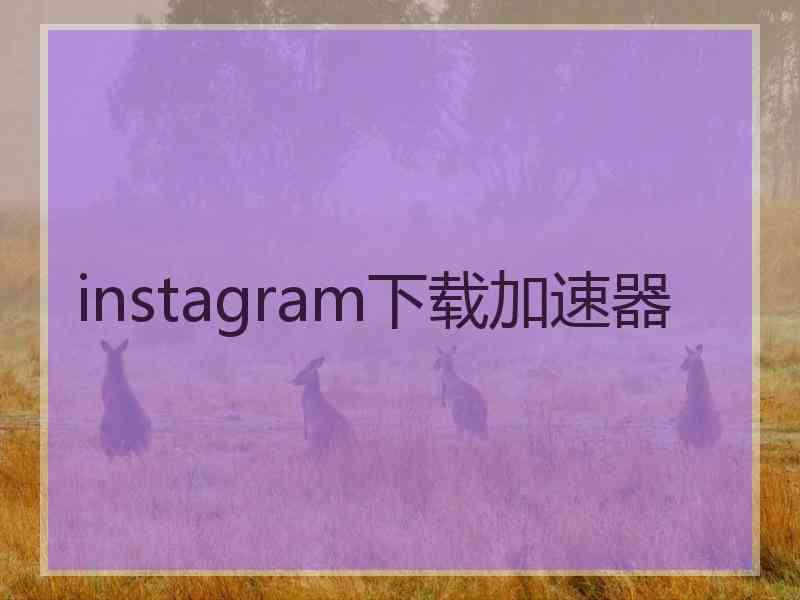 instagram下载加速器