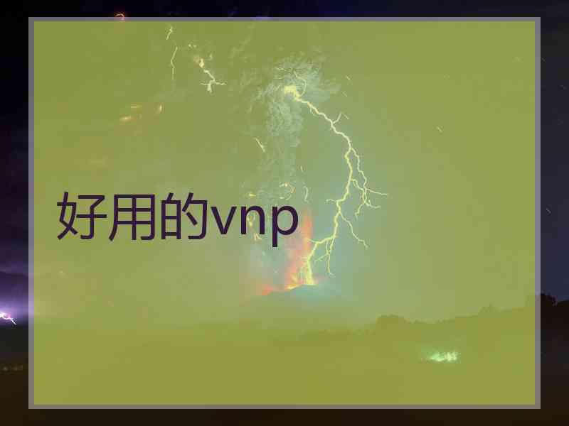 好用的vnp