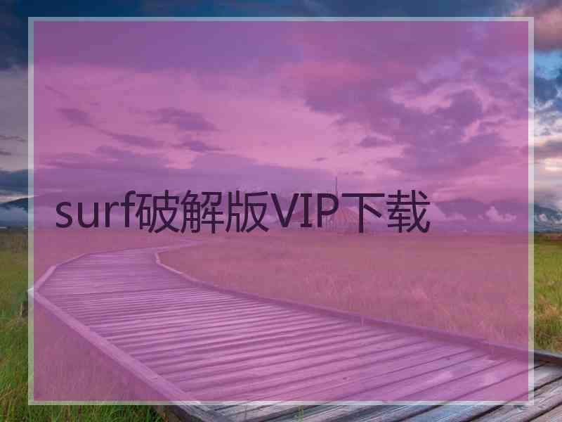 surf破解版VIP下载