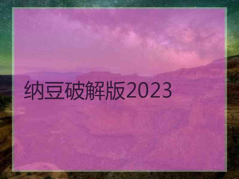 纳豆破解版2023