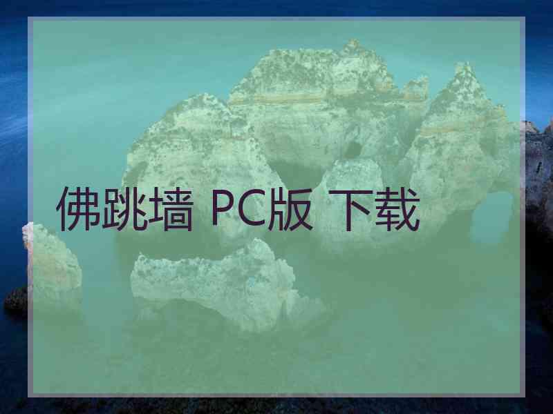 佛跳墙 PC版 下载