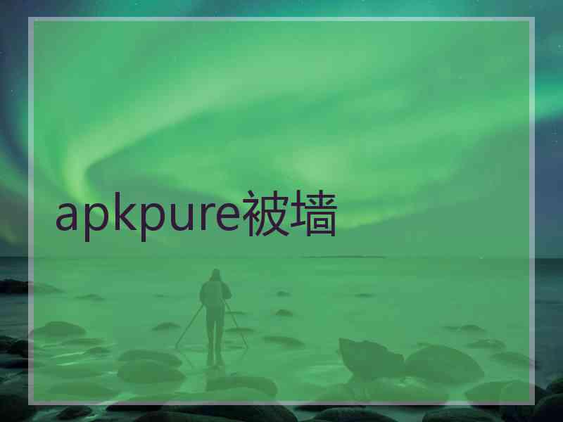 apkpure被墙