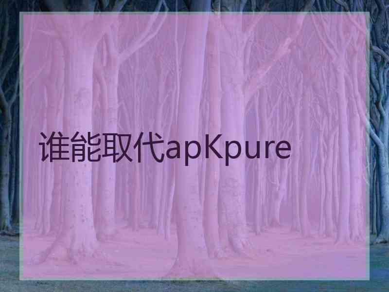 谁能取代apKpure