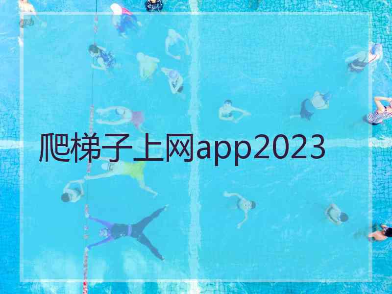 爬梯子上网app2023